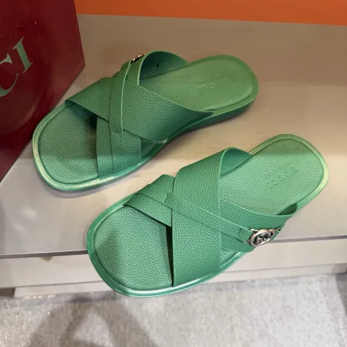 Replica Gucci Slippers For Men #1455559 $60.00 USD for Wholesale
