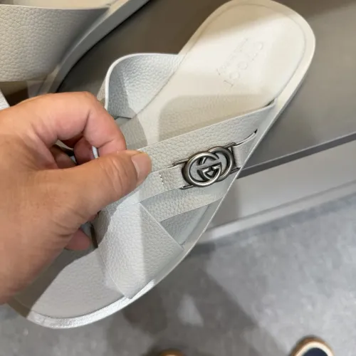 Replica Gucci Slippers For Men #1455560 $60.00 USD for Wholesale