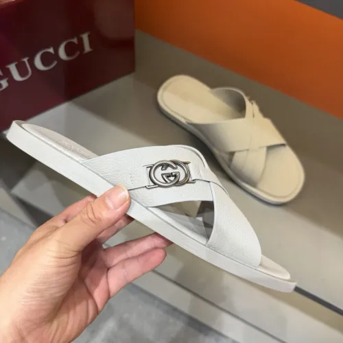 Replica Gucci Slippers For Men #1455560 $60.00 USD for Wholesale