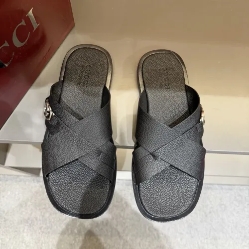 Replica Gucci Slippers For Men #1455561 $60.00 USD for Wholesale