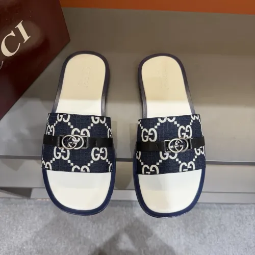 Replica Gucci Slippers For Men #1455562 $60.00 USD for Wholesale