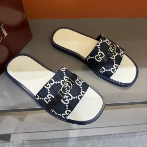 Replica Gucci Slippers For Men #1455562 $60.00 USD for Wholesale