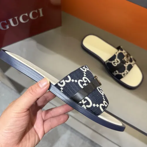 Replica Gucci Slippers For Men #1455562 $60.00 USD for Wholesale