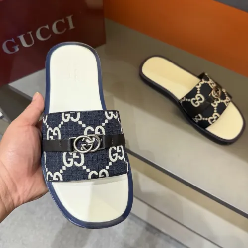 Replica Gucci Slippers For Men #1455562 $60.00 USD for Wholesale