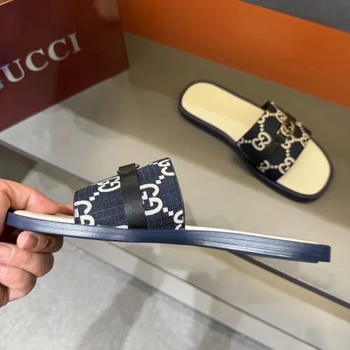 Replica Gucci Slippers For Men #1455562 $60.00 USD for Wholesale