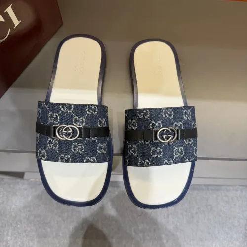 Replica Gucci Slippers For Men #1455563 $60.00 USD for Wholesale