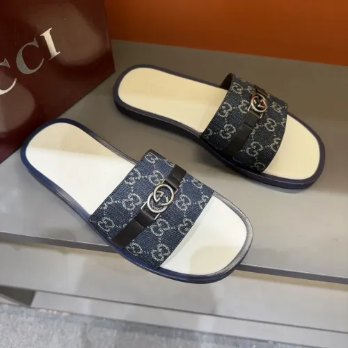 Replica Gucci Slippers For Men #1455563 $60.00 USD for Wholesale