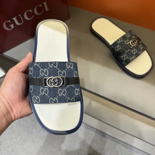 Replica Gucci Slippers For Men #1455563 $60.00 USD for Wholesale