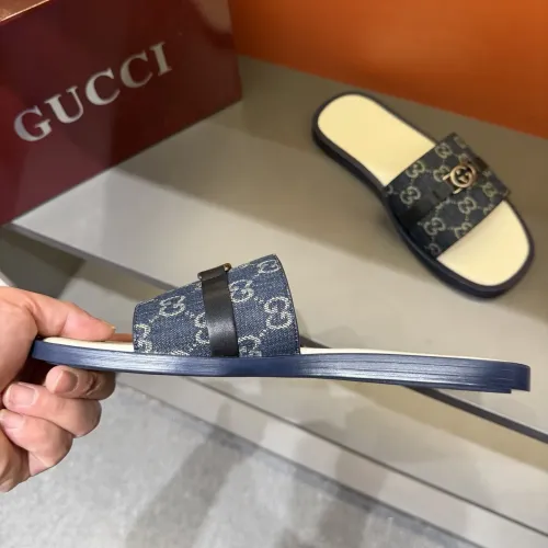 Replica Gucci Slippers For Men #1455563 $60.00 USD for Wholesale