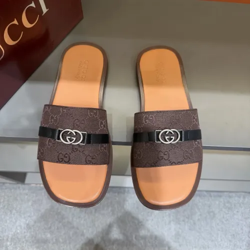 Replica Gucci Slippers For Men #1455564 $60.00 USD for Wholesale