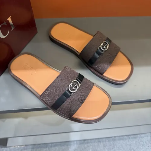 Replica Gucci Slippers For Men #1455564 $60.00 USD for Wholesale