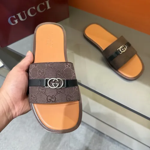 Replica Gucci Slippers For Men #1455564 $60.00 USD for Wholesale