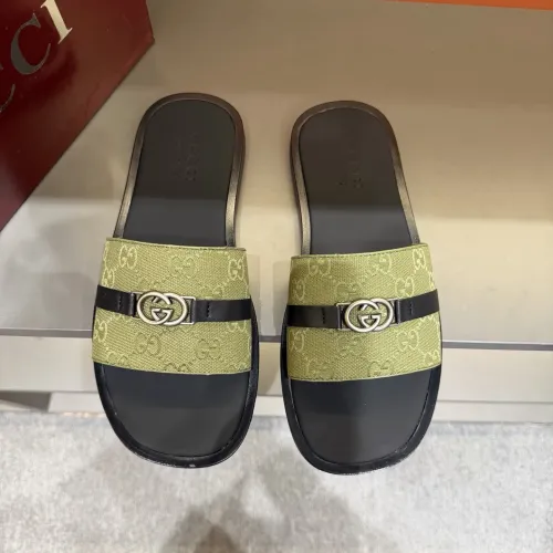 Replica Gucci Slippers For Men #1455565 $60.00 USD for Wholesale