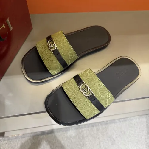 Replica Gucci Slippers For Men #1455565 $60.00 USD for Wholesale