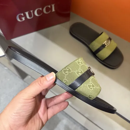 Replica Gucci Slippers For Men #1455565 $60.00 USD for Wholesale