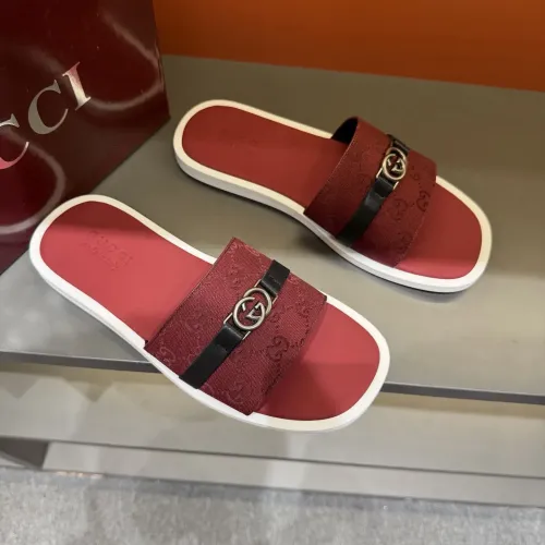 Replica Gucci Slippers For Men #1455566 $60.00 USD for Wholesale