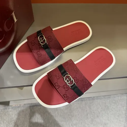 Replica Gucci Slippers For Men #1455566 $60.00 USD for Wholesale