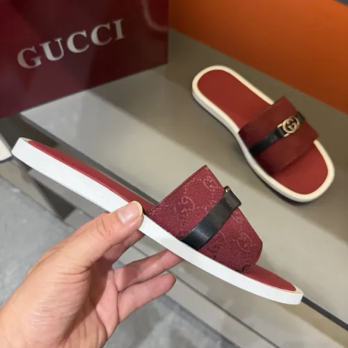 Replica Gucci Slippers For Men #1455566 $60.00 USD for Wholesale