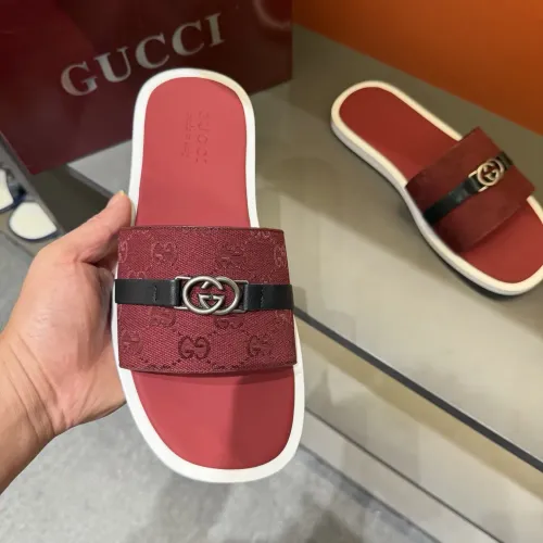 Replica Gucci Slippers For Men #1455566 $60.00 USD for Wholesale