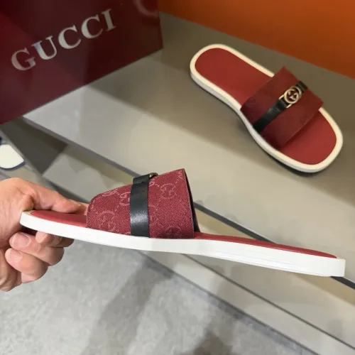 Replica Gucci Slippers For Men #1455566 $60.00 USD for Wholesale