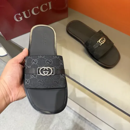Replica Gucci Slippers For Men #1455567 $60.00 USD for Wholesale