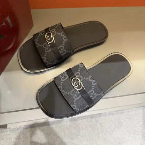 Replica Gucci Slippers For Men #1455568 $60.00 USD for Wholesale