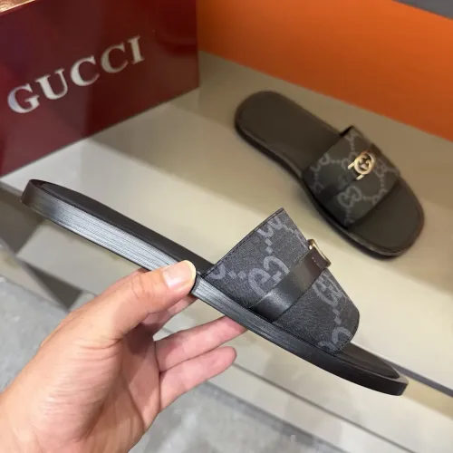 Replica Gucci Slippers For Men #1455568 $60.00 USD for Wholesale