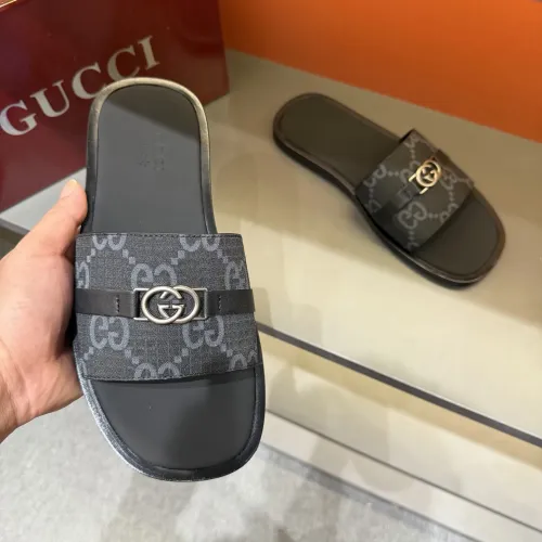 Replica Gucci Slippers For Men #1455568 $60.00 USD for Wholesale