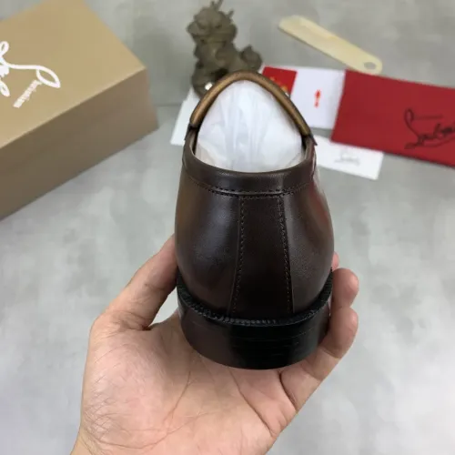 Replica Christian Louboutin Leather Shoes For Men #1455587 $102.00 USD for Wholesale