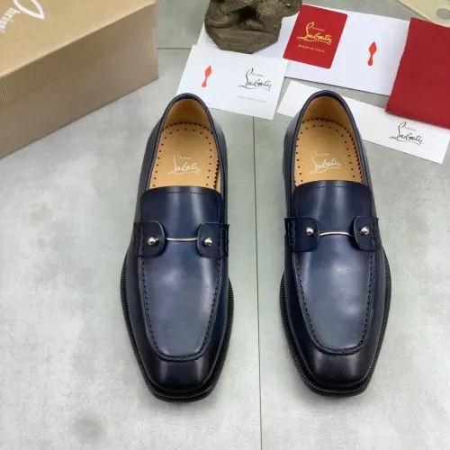 Replica Christian Louboutin Leather Shoes For Men #1455588 $102.00 USD for Wholesale