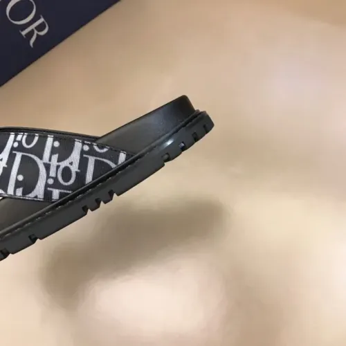 Replica Christian Dior Slippers For Men #1455591 $56.00 USD for Wholesale