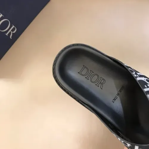 Replica Christian Dior Slippers For Men #1455591 $56.00 USD for Wholesale