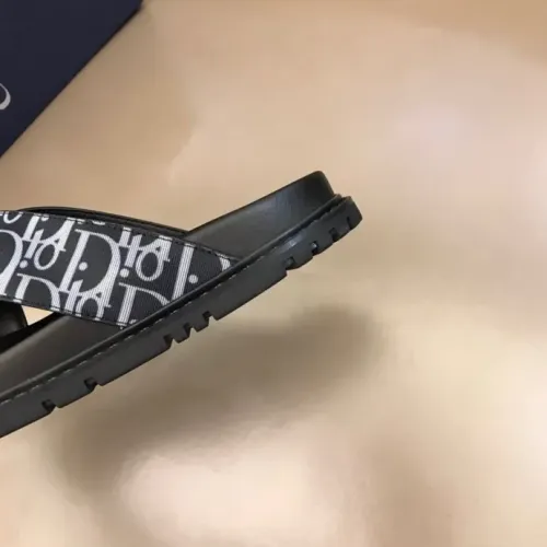 Replica Christian Dior Slippers For Men #1455592 $56.00 USD for Wholesale