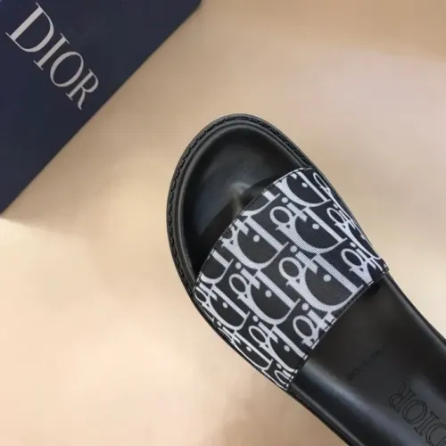 Replica Christian Dior Slippers For Men #1455593 $56.00 USD for Wholesale