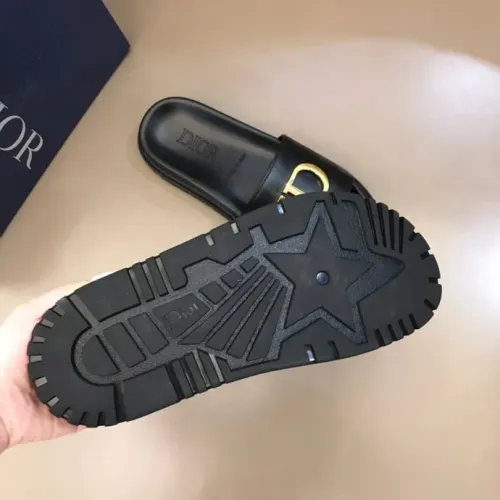 Replica Christian Dior Slippers For Men #1455594 $56.00 USD for Wholesale