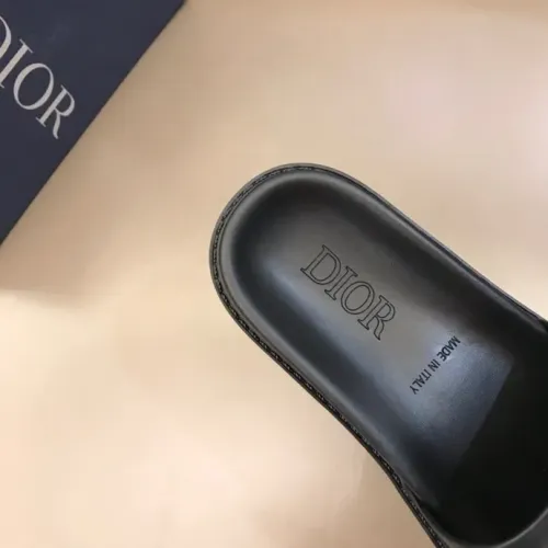 Replica Christian Dior Slippers For Men #1455594 $56.00 USD for Wholesale