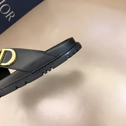 Replica Christian Dior Slippers For Men #1455595 $56.00 USD for Wholesale