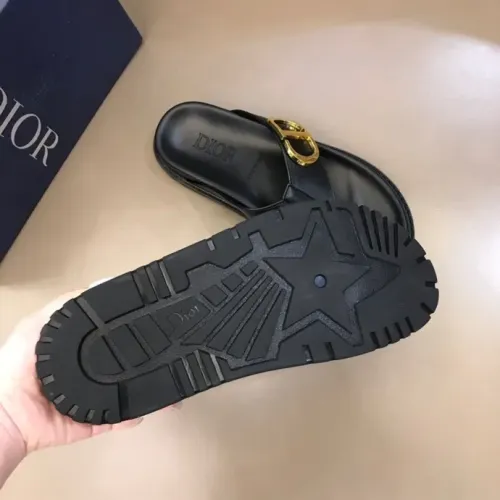 Replica Christian Dior Slippers For Men #1455596 $56.00 USD for Wholesale