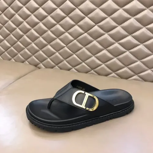 Replica Christian Dior Slippers For Men #1455596 $56.00 USD for Wholesale