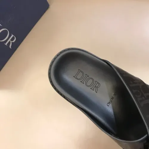 Replica Christian Dior Slippers For Men #1455598 $56.00 USD for Wholesale