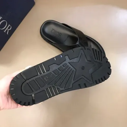 Replica Christian Dior Slippers For Men #1455599 $56.00 USD for Wholesale
