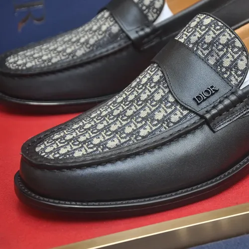 Replica Christian Dior Leather Shoes For Men #1455651 $102.00 USD for Wholesale