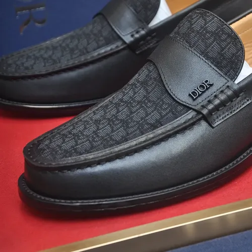 Replica Christian Dior Leather Shoes For Men #1455652 $102.00 USD for Wholesale