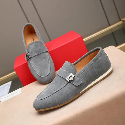 Cheap Salvatore Ferragamo Leather Shoes For Men #1455655, $$92.00 USD On Salvatore Ferragamo Leather Shoes
