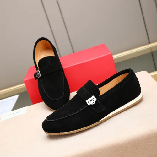 Cheap Salvatore Ferragamo Leather Shoes For Men #1455659, $$92.00 USD On Salvatore Ferragamo Leather Shoes