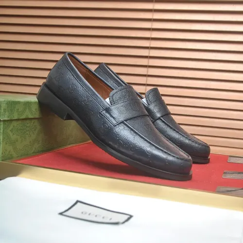 Replica Gucci Oxfords Shoes For Men #1455660 $88.00 USD for Wholesale