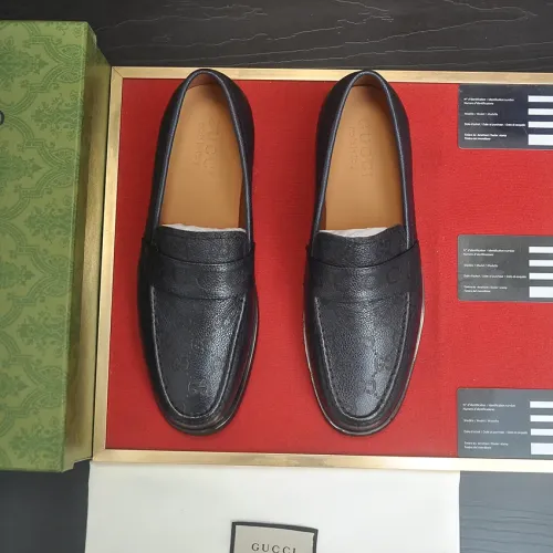 Replica Gucci Oxfords Shoes For Men #1455660 $88.00 USD for Wholesale