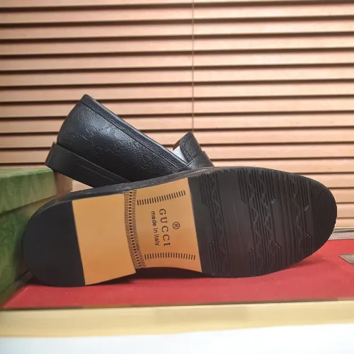 Replica Gucci Oxfords Shoes For Men #1455660 $88.00 USD for Wholesale