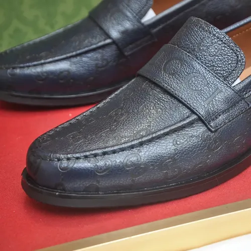 Replica Gucci Oxfords Shoes For Men #1455660 $88.00 USD for Wholesale