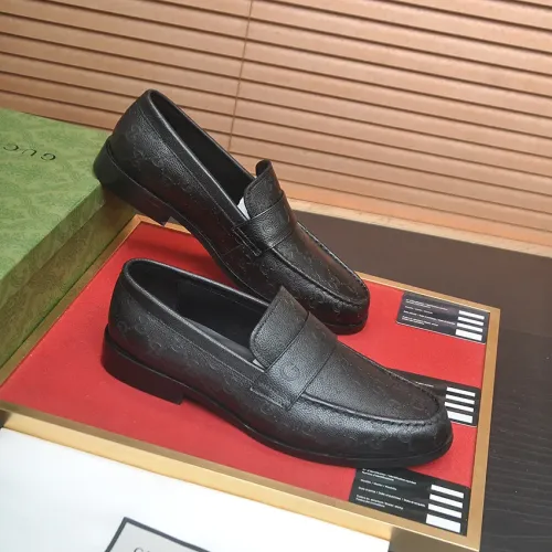 Replica Gucci Oxfords Shoes For Men #1455661 $88.00 USD for Wholesale